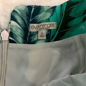 Eva mendes large floral skirt